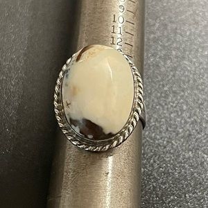 Sterling  Silver Magnesite Ring